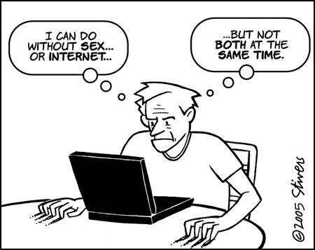 Lieber Verzicht auf Sex als auf Internet